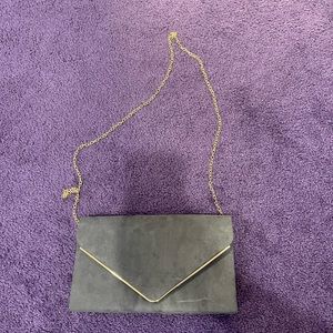 Faux Velvet crossbobody bag